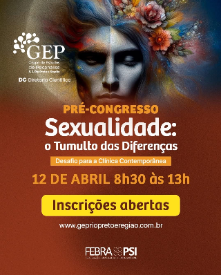 Cartaz do evento: Pré-Congresso Brasileiro de Psicanálise 