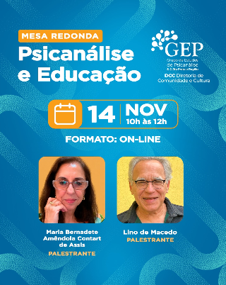 Cartaz do evento: Psicanálise e Educação